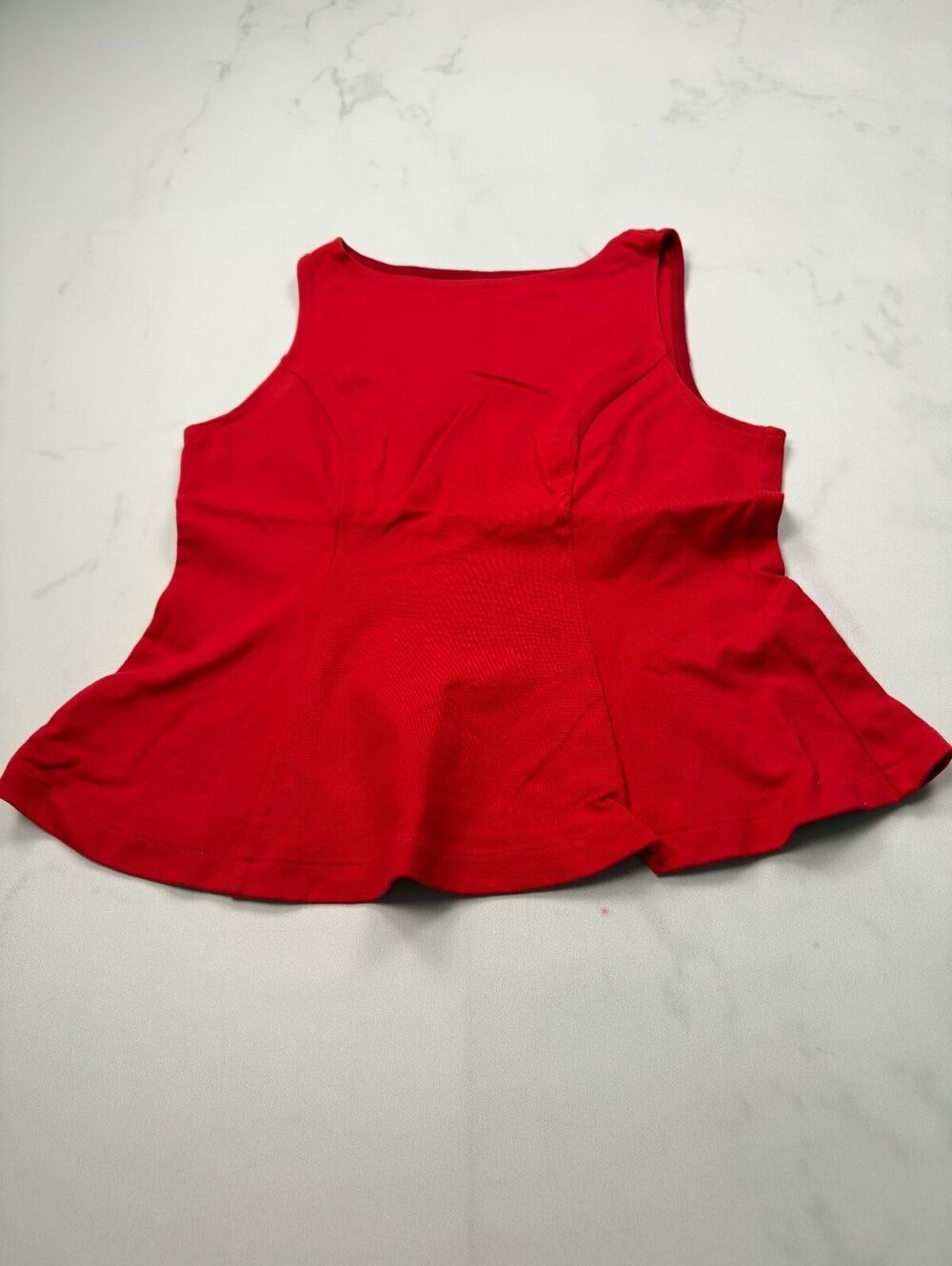 Old Navy Red Tank Top 2000s Minimalist Standout Style - Womens M